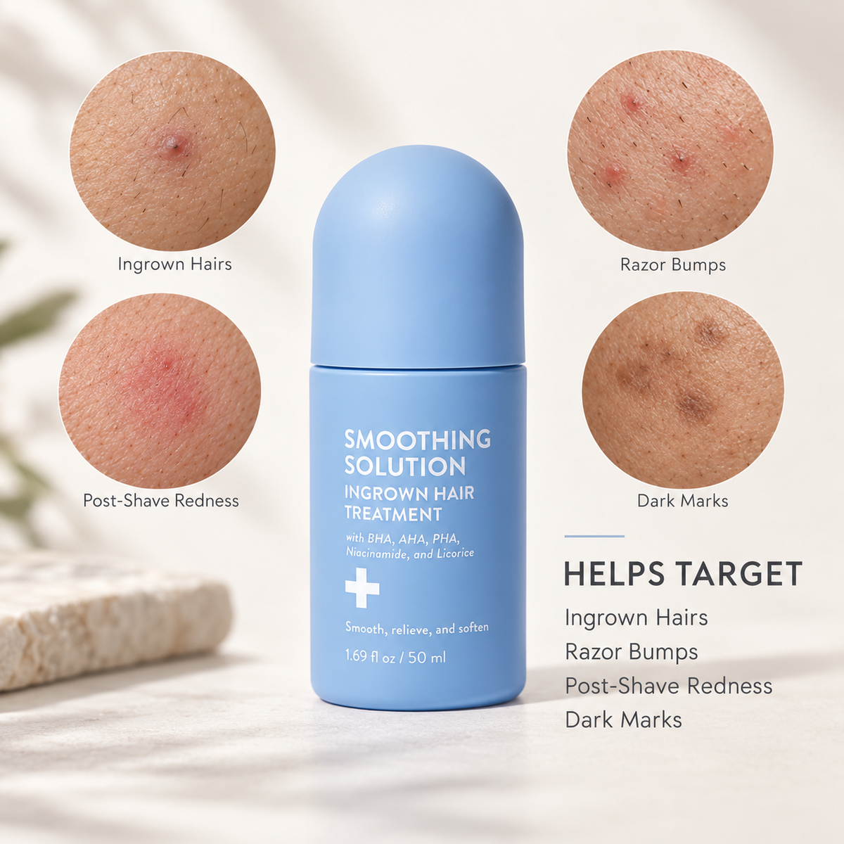 Ingrown Hair Smoothing Solution